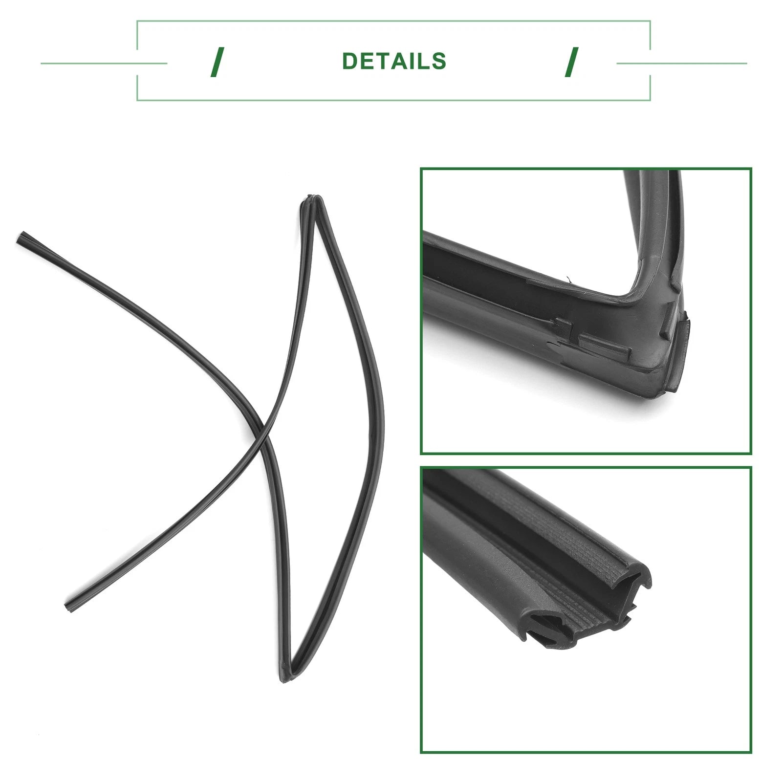 1 Pc Rear Left Door Window Run Channel Seal Strip No. 6815212170 for Toyota