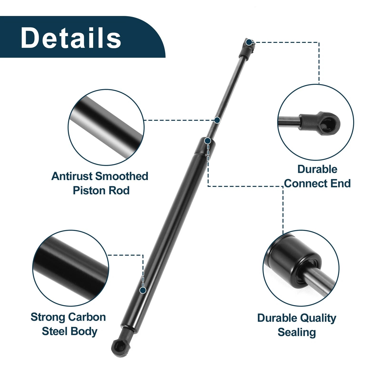 Front Hood Lift Supports Struts for Nissan Murano Z50 (2003–2007)