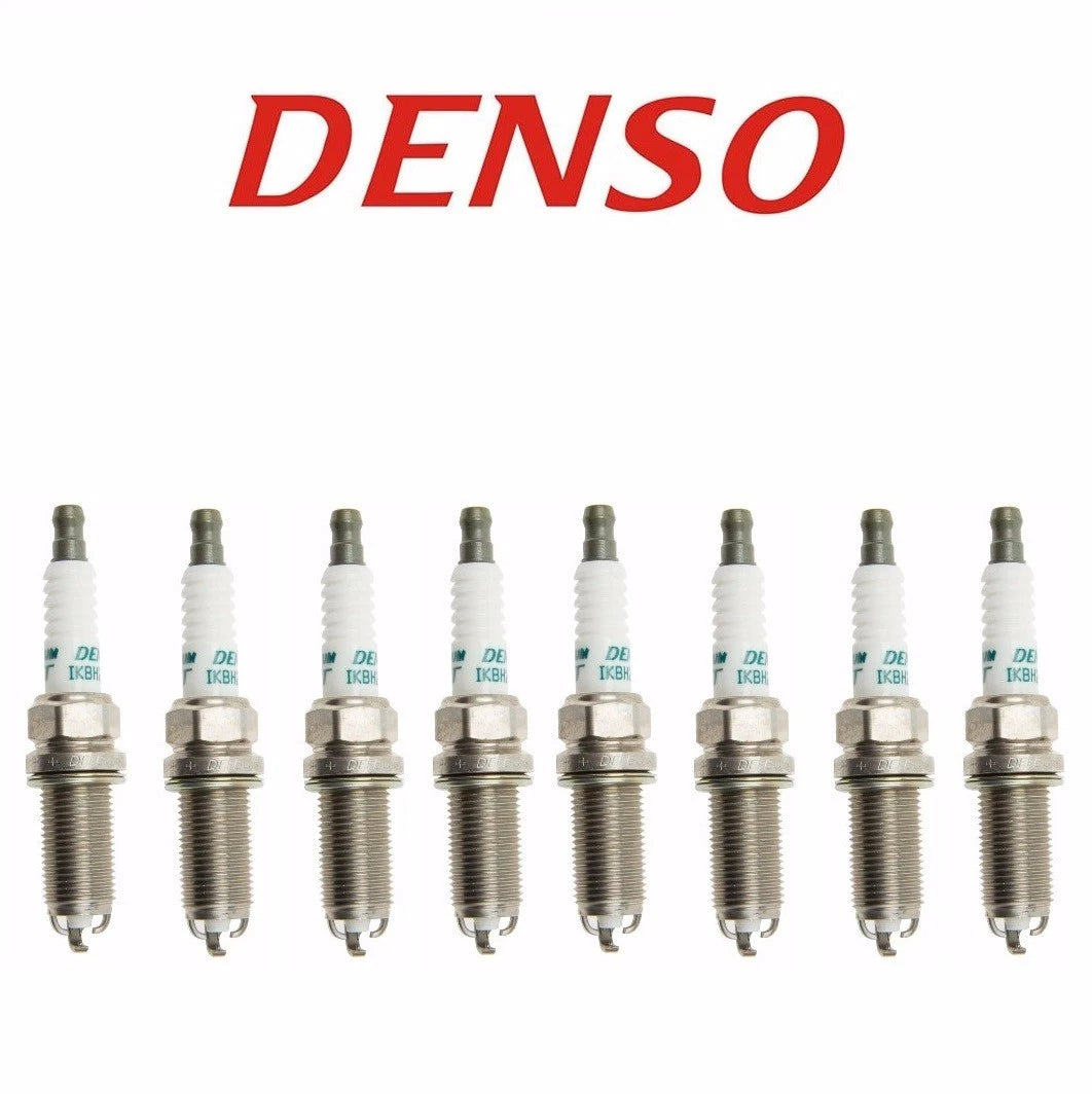 Set of 8 Denso Iridium TT 3-Prong Spark Plugs for Lexus V8