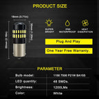 2X LED Turn Signal Brake Tail Light Bulbs