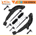 Set of 10 Front Lower Control Arms with Ball Joints for Nissan Altima (1998–2001)