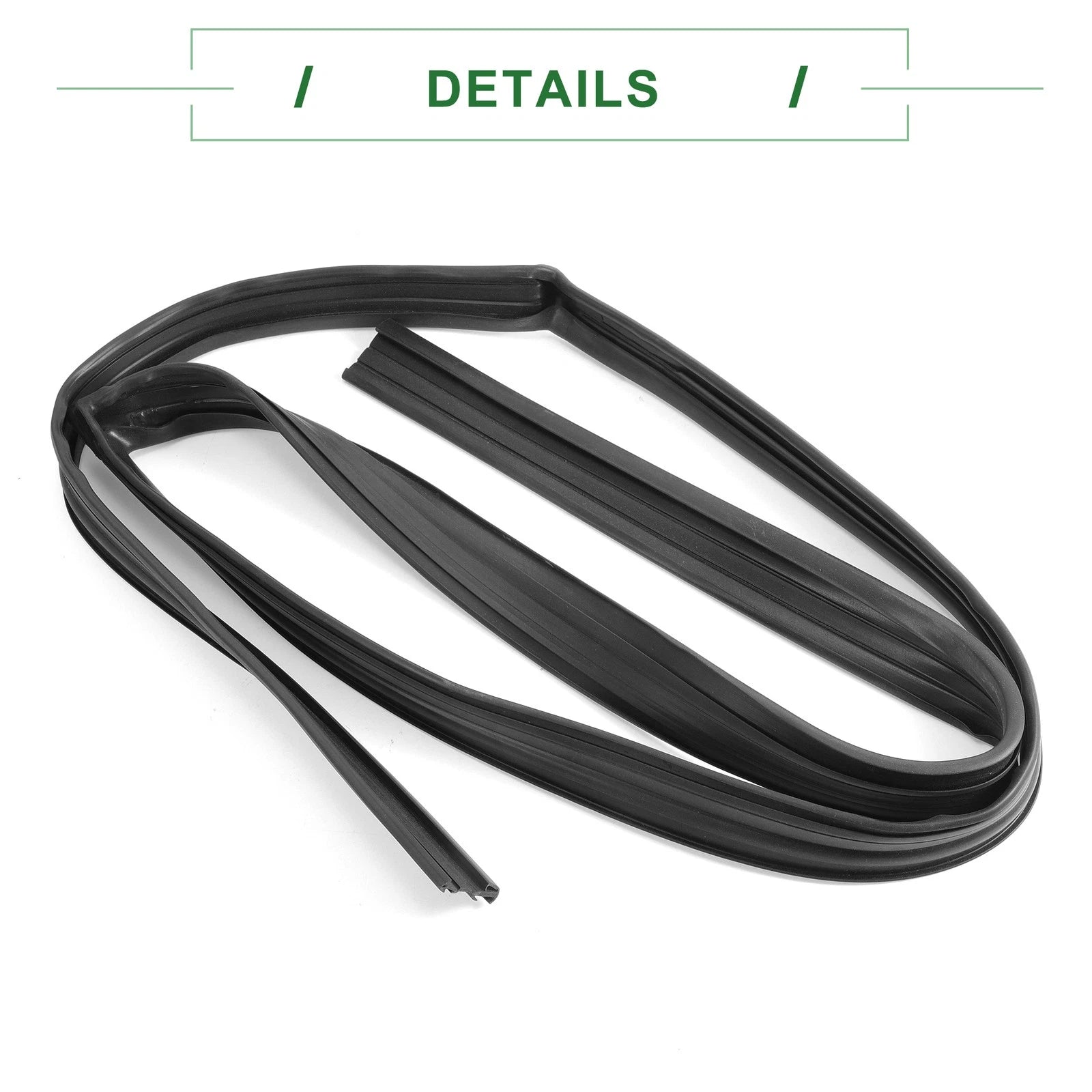 1Pc Front Left Door Window Run Channel Seal Strip for Honda Fit (2007–2019) No.72275TF0003