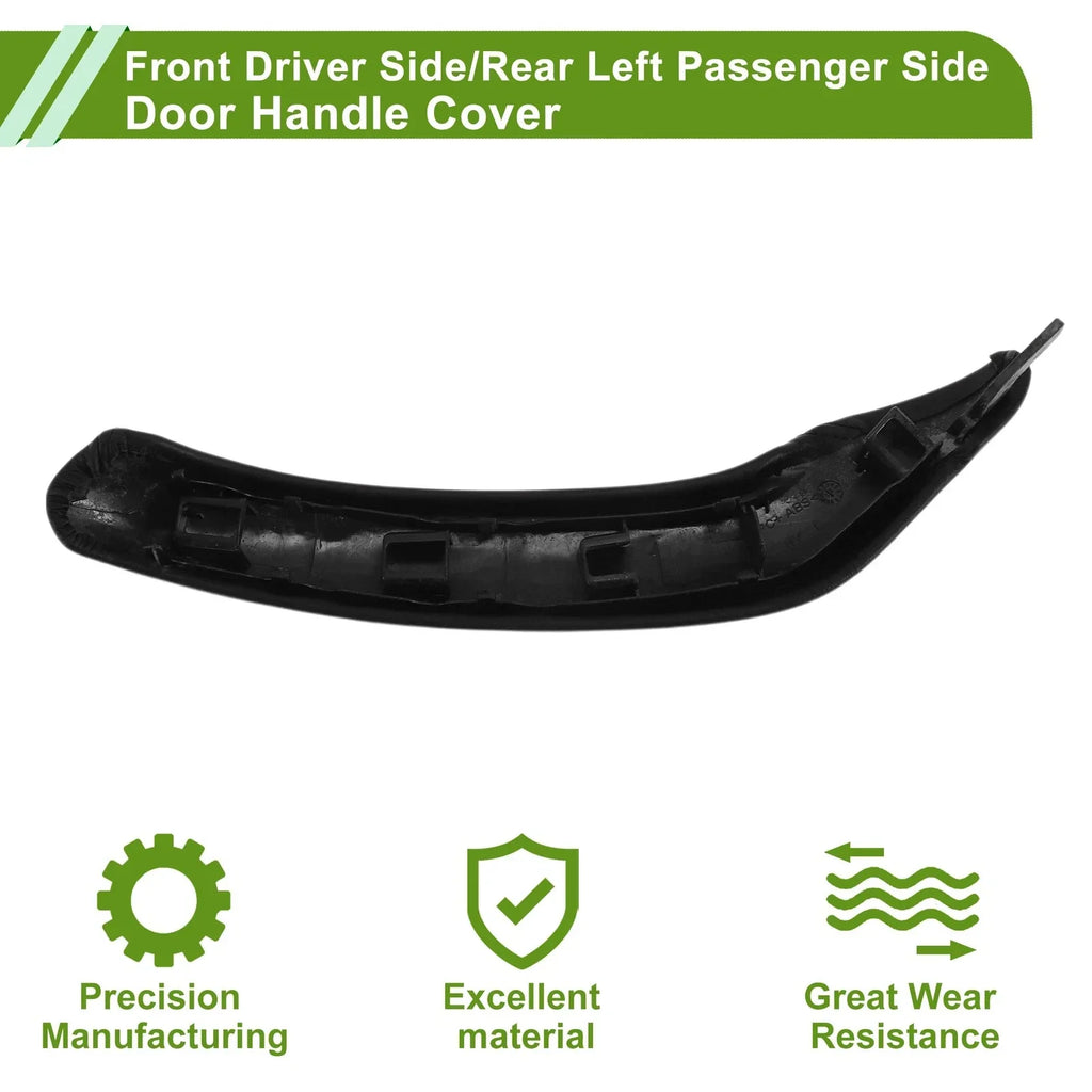 Door Panel Handle Pull Trim Cover for BMW X3 F25 Black (2010-2016)