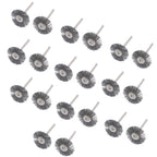 25mm Wire Wheel Polish Brushes for Rotary Grinder (Set of 20)