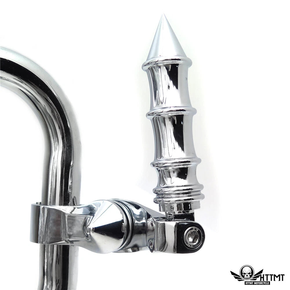 Chrome 2.5" Long Foot Peg Kit for CVO Limited FLHTKSE (2014–2021)