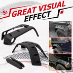 Set of 6 Pocket Extended Fender Flares for Jeep Wrangler TJ (1997–2006)