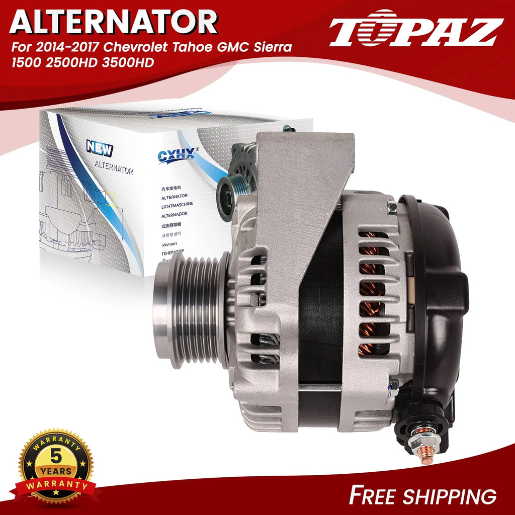 150Amp Alternator for Chevrolet Tahoe GMC Sierra 1500 2500HD 3500HD (2014–2017)