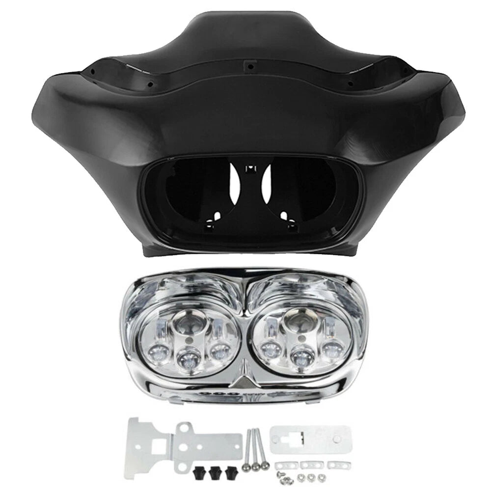 Inner Outer Fairing & Headlight Lamp for Harley Touring FLTR (1998–2013)