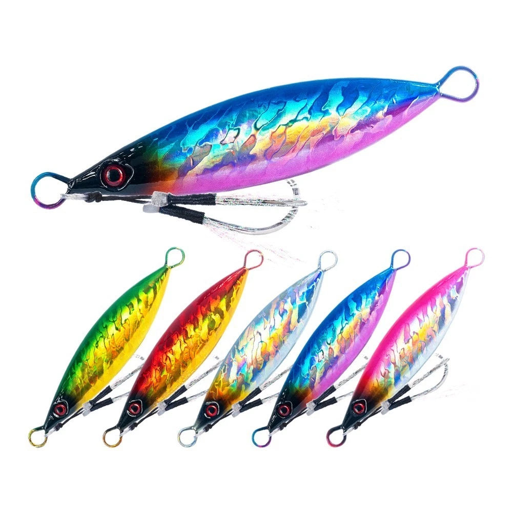 100g Slow Pitch Jig Metal Lure for Saltwater Fishing