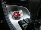 Carbon Fiber Engine Start Stop Button & Ring Covers for Infiniti Q50 Q60 (2015-2023)