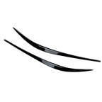 Black ABS Plastic Headlight Eyebrow Eyelid Cover for BMW 3 Series (2019–2021)