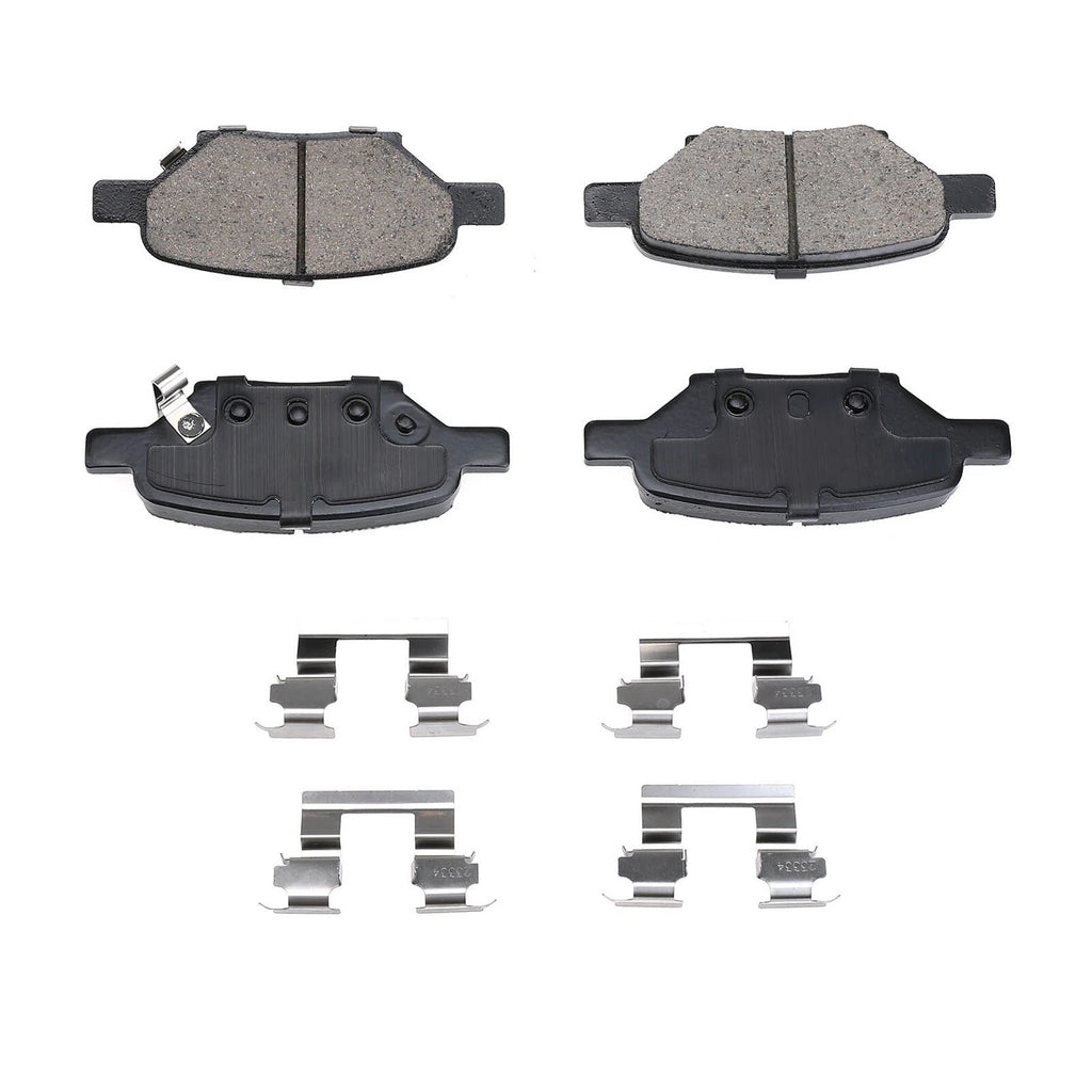 Front & Rear Brake Rotors & Ceramic Pads for Chevy Malibu (2004-2012)