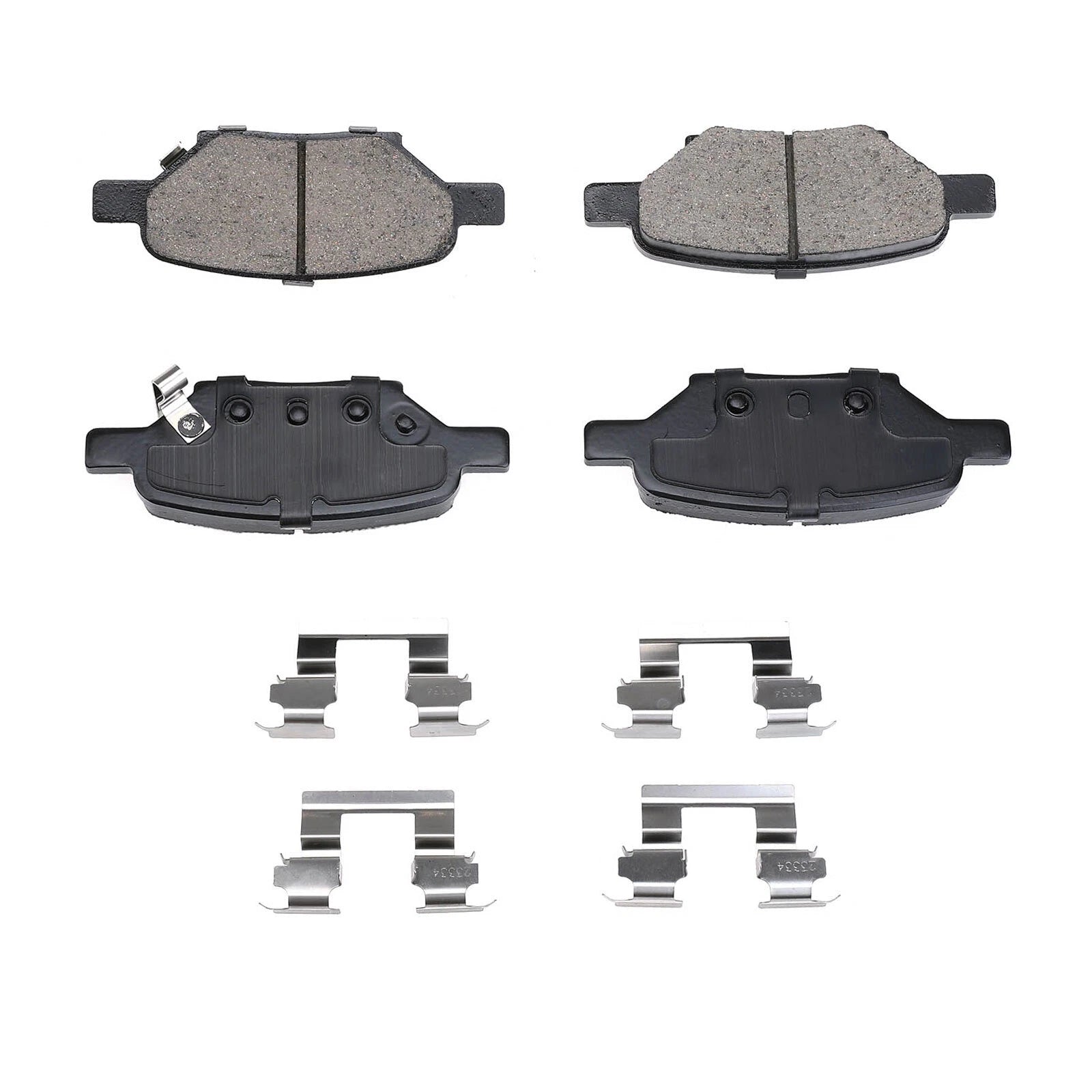 Front & Rear Brake Rotors & Ceramic Pads for Chevy Malibu (2004-2012)