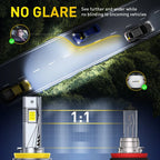 H11 LED Headlight Kit for 500% Bright 6500K White