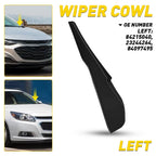 Front Left Air Inlet Grille Cowl Extension Cover for Chevy Malibu (2016–2025)