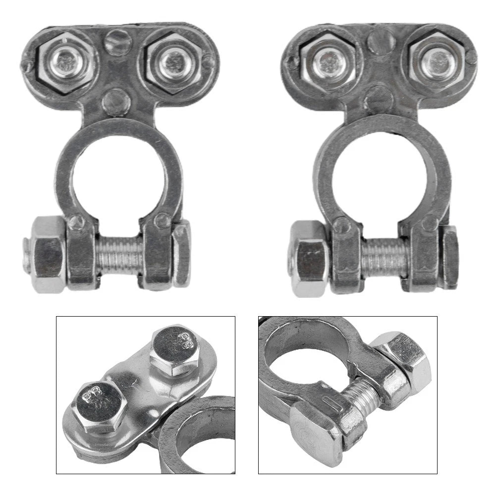 Battery Terminals Connectors Clamps for 12V Cars Caravans Motorhomes
