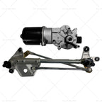 Front Windshield Wiper Transmission Linkage Assembly w/ Motor for Honda
