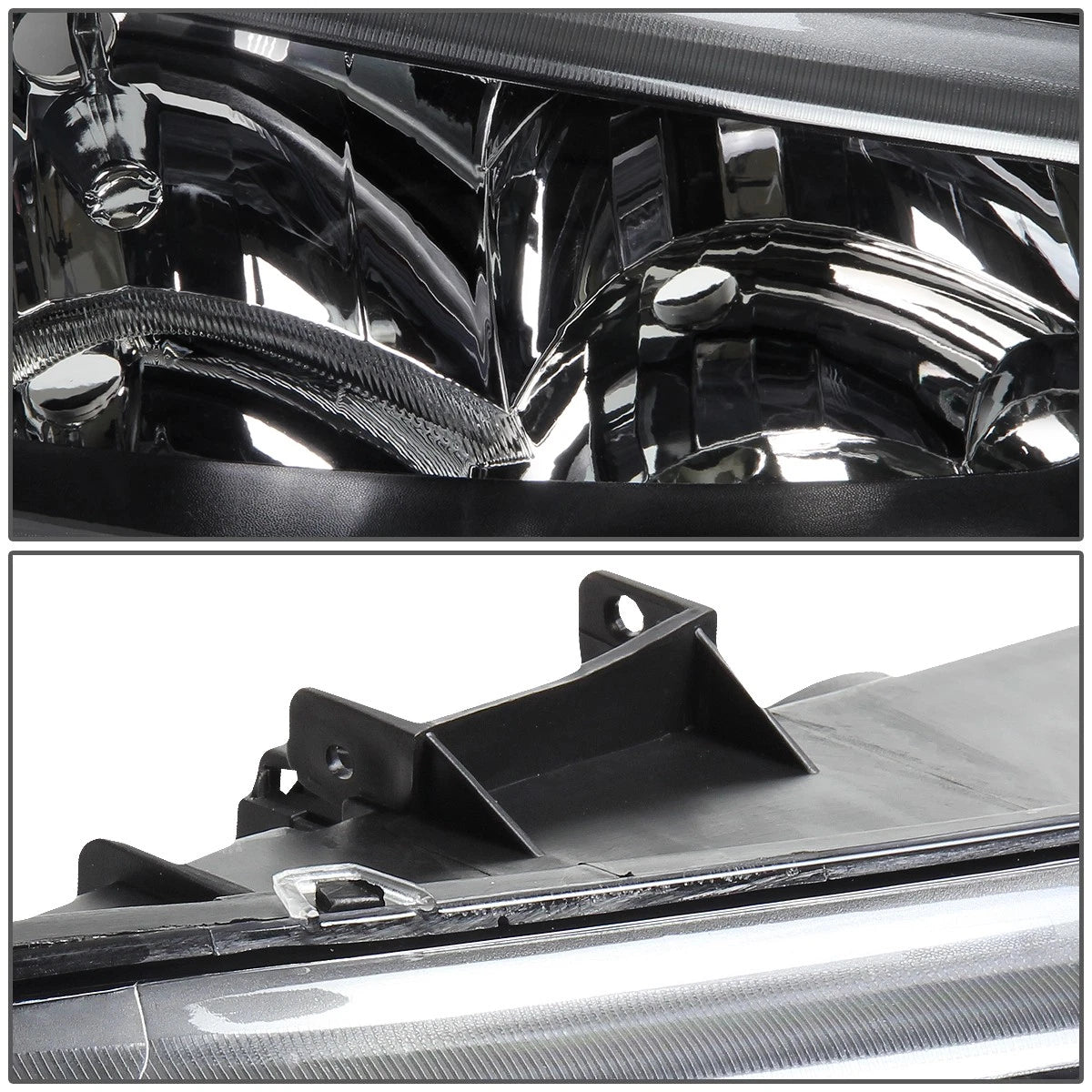 Upper Headlight/Lamp for Chevy Silverado (2003–2006) Black Housing