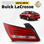LED Tail Light Brake Lamp Left Driver Side for Buick LaCrosse (2014–2016)