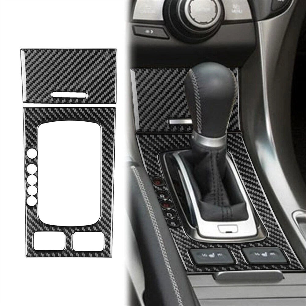 Carbon Fiber Center Storage Cover Trim for Acura TL (2009–2014)