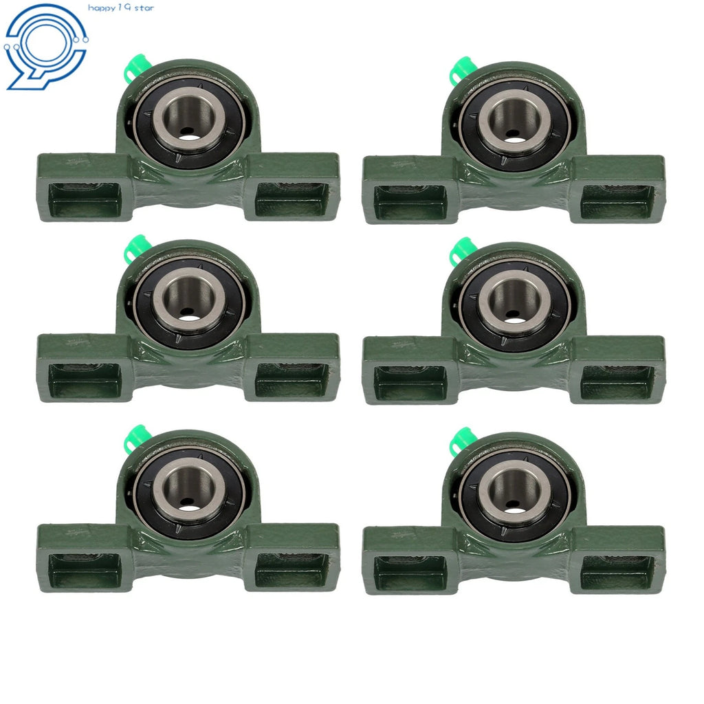 6X UCP204-12 Pillow Block Bearing for (Self-Aligning, 3/4" Bore)