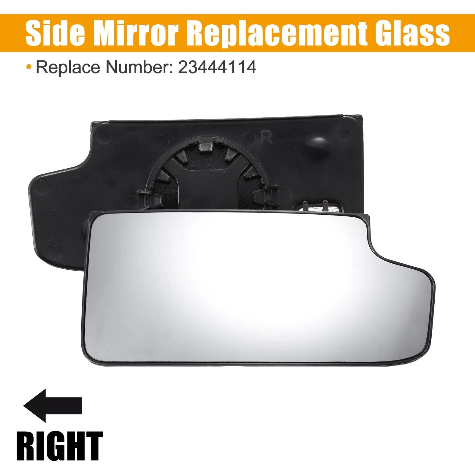 Passenger Right Tow Mirror Glass Lower for Chevy GMC 1500 2500 3500  23444113
