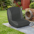 Tractor Seat Cover for Lawn Mowers and ATVs (M/L Size) - Black UV Protection