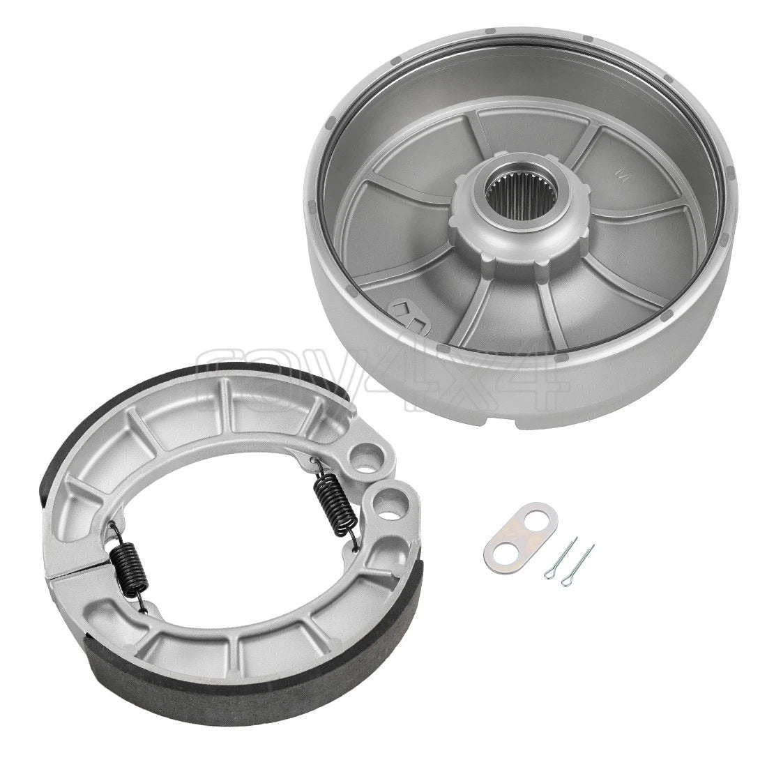 Rear Brake Drum Hub & Shoes Kit for Honda TRX400FA/FGA 4x4 Rancher 400 (2004–2007)