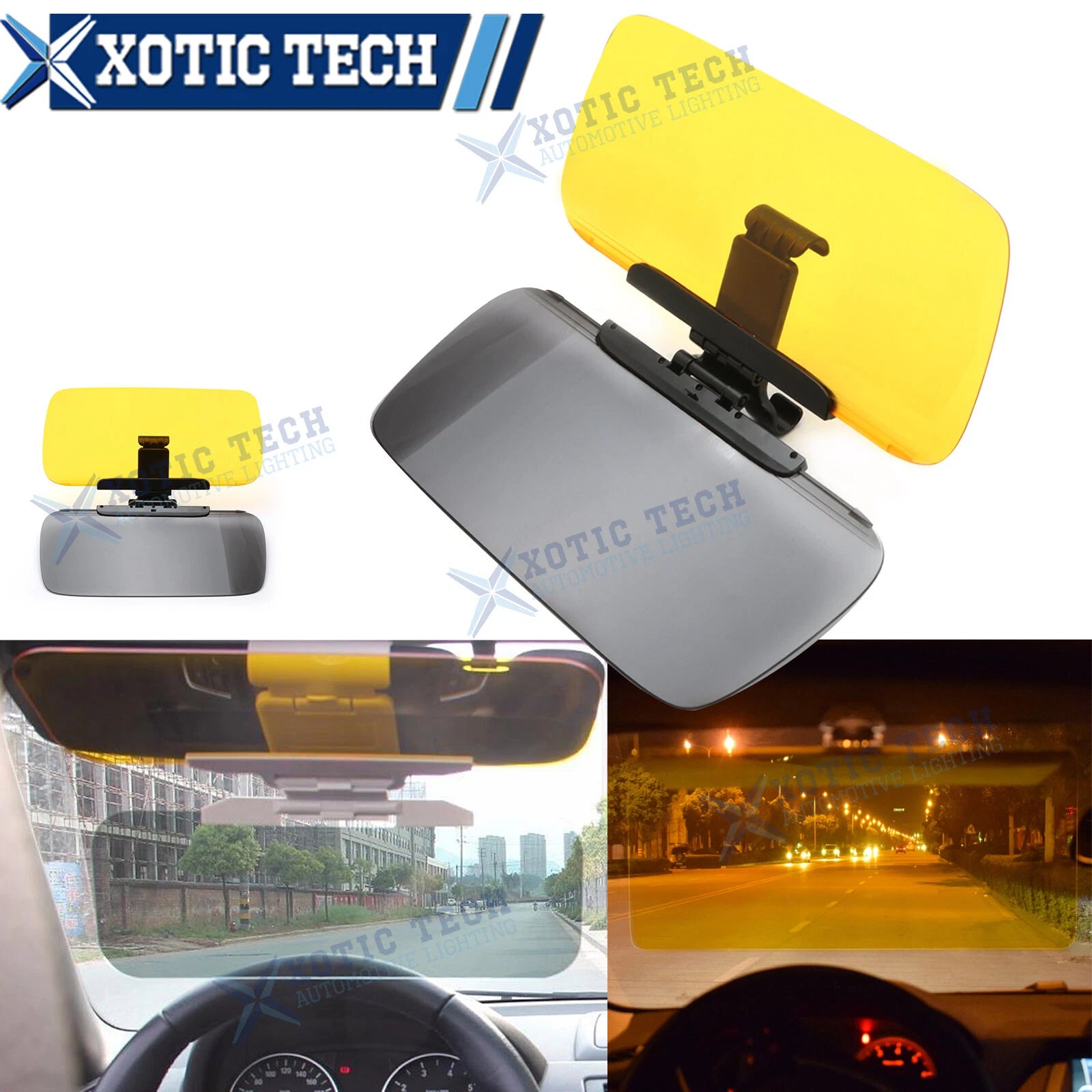 Day Night Anti-Glare Car Sun Visor Extension for Universal (2017–2024)