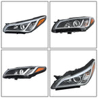 Front Headlight Assembly for Hyundai Sonata (2015-2017) Clear Lens