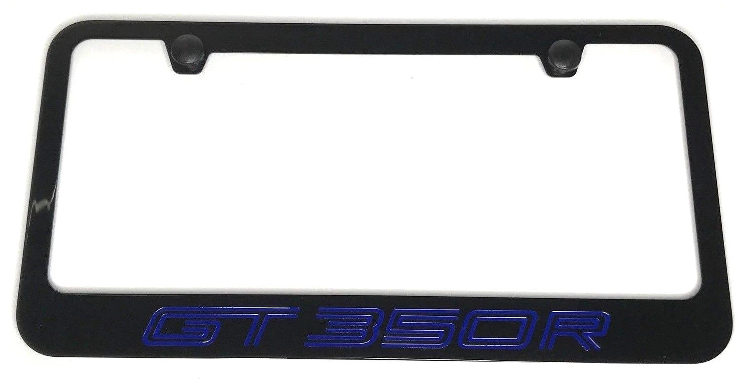 Premium License Plate Frame Engraved for Ford Mustang Shelby GT350R (2015–2020)