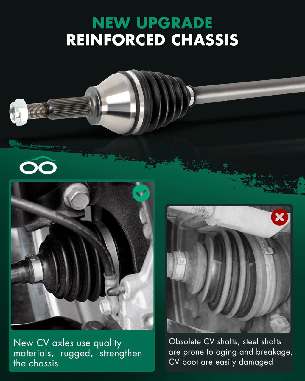 CV Axle for Chevrolet Cobalt, Saturn Ion (2003–2010) Front Right 2.2L