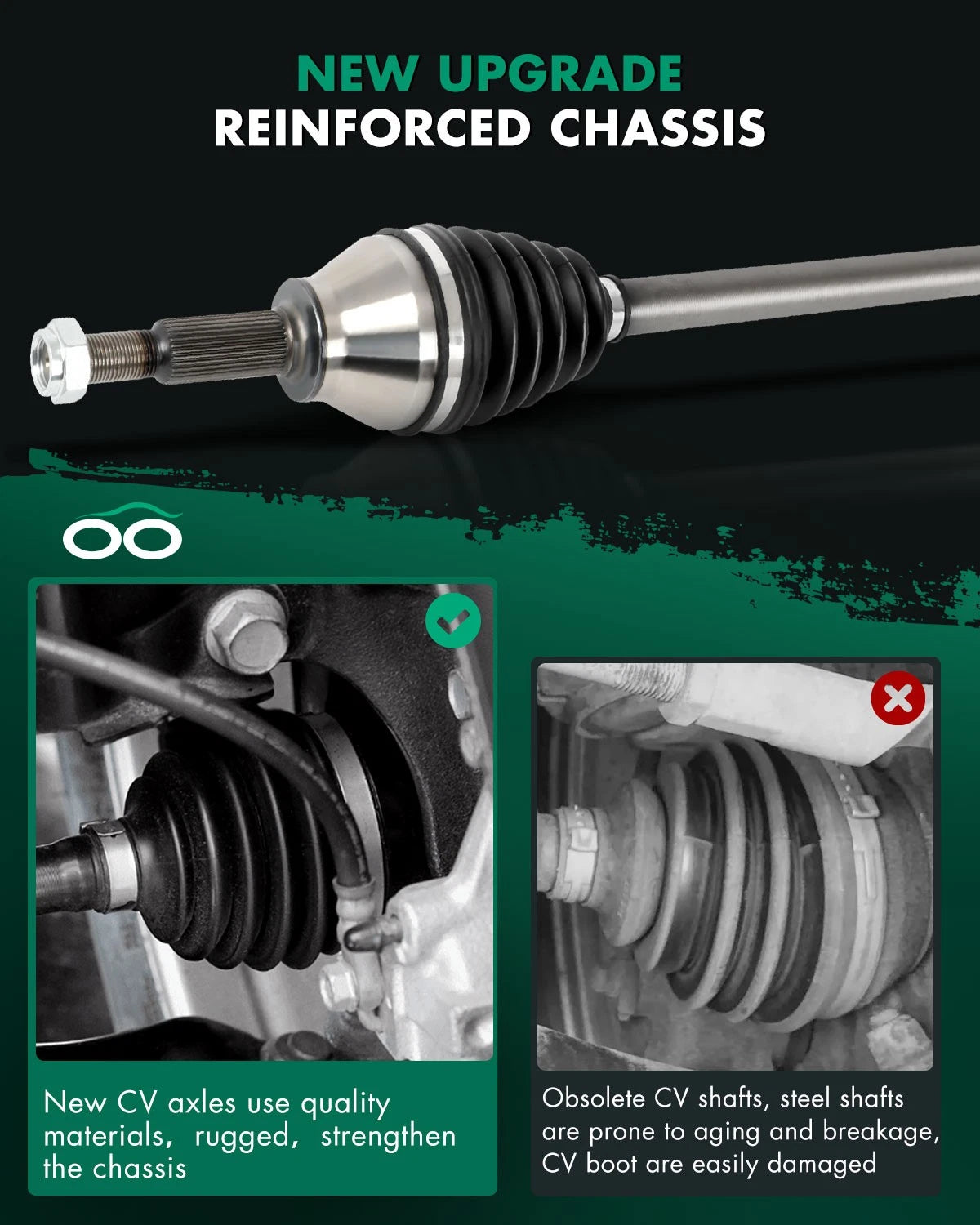 CV Axle for Chevrolet Cobalt, Saturn Ion (2003–2010) Front Right 2.2L