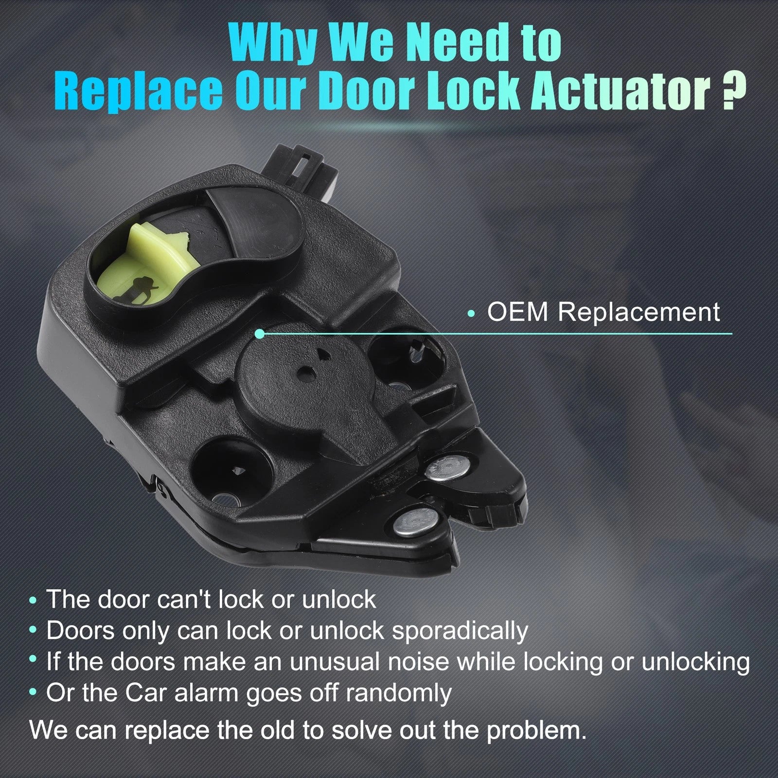 Rear Liftgate Door Lock Actuator Motor for Honda Accord (2018–2021)