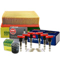 Tune Up Kit: 6 Mann Filters, 6 Denso Coils, 6 NGK V-Power Spark Plugs for Audi 3.0 V6