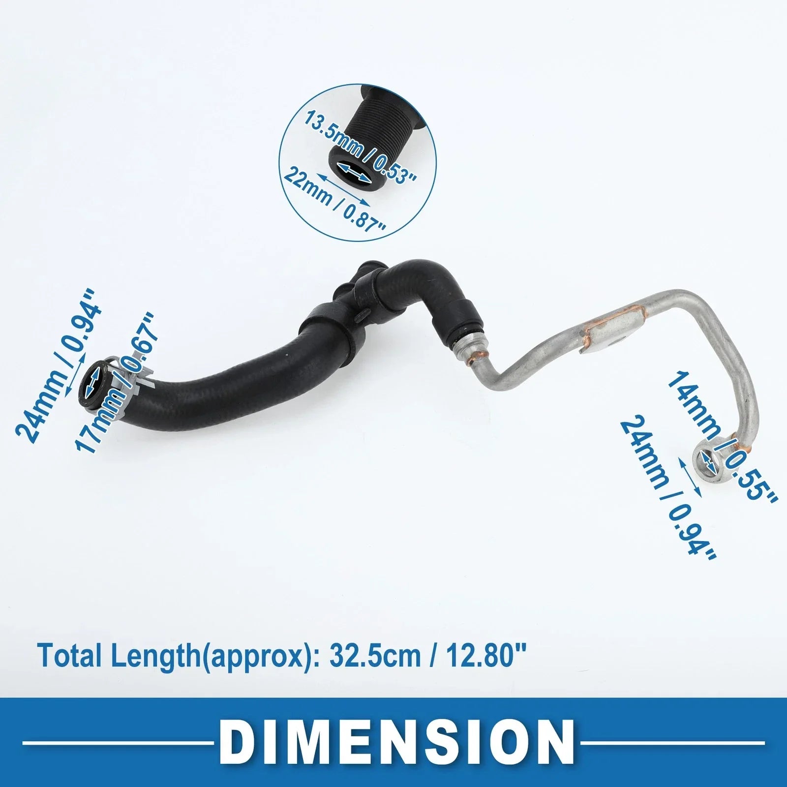 Turbocharger Coolant Hose Return Line for BMW 120i 220i 320i 430i