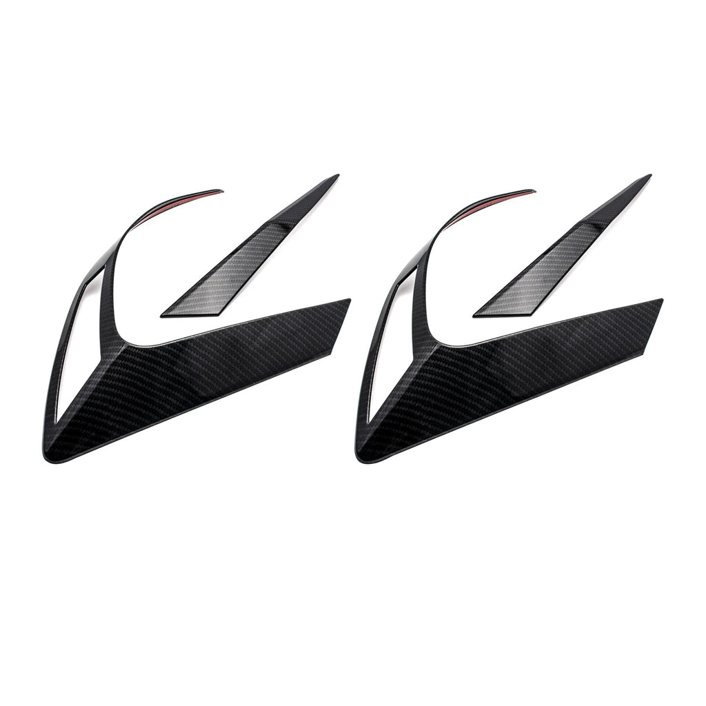 Carbon Fiber Rear Lamp Tail Light Panel Bezel for Honda Civic 2016-2021
