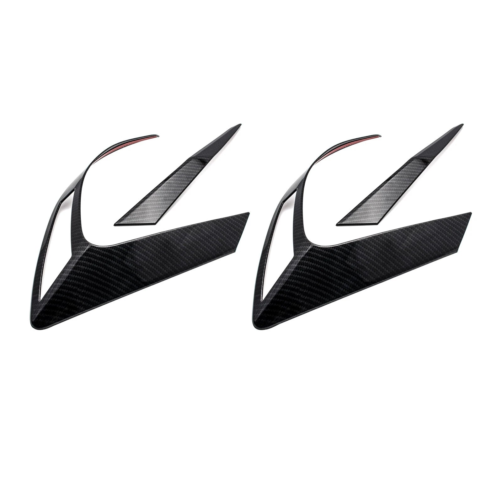 Carbon Fiber Rear Lamp Tail Light Panel Bezel for Honda Civic 2016-2021