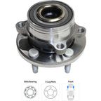 Wheel Hubs for Ford Explorer (2011–2020) Front or Rear 5 Lug with Bearing