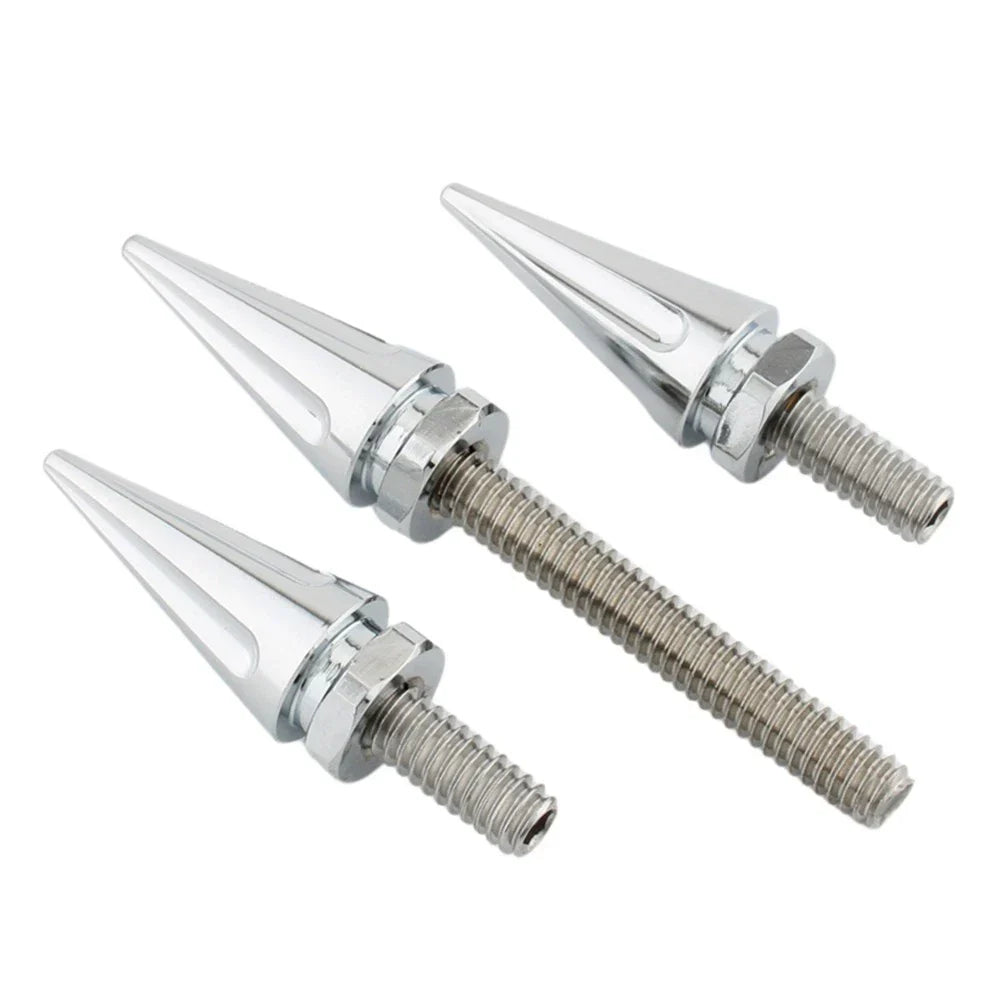 3 x Windshield Chrome Screws for Harley Electra Glide, Street Glide (2014+)