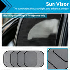 Auto Retractable Sunshade for Car Windshield & 4 Side Windows
