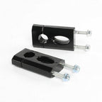 Set of 2 Black Handlebar Mount Clamps Risers 7/8" for Honda XR50 CRF50 (2000–2023)