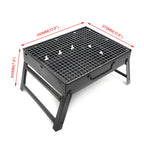 Foldable Compact Charcoal BBQ Grill for Camping (US)