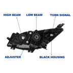 Headlight Assembly Set for Mazda 3 (2010–2013) with Projector