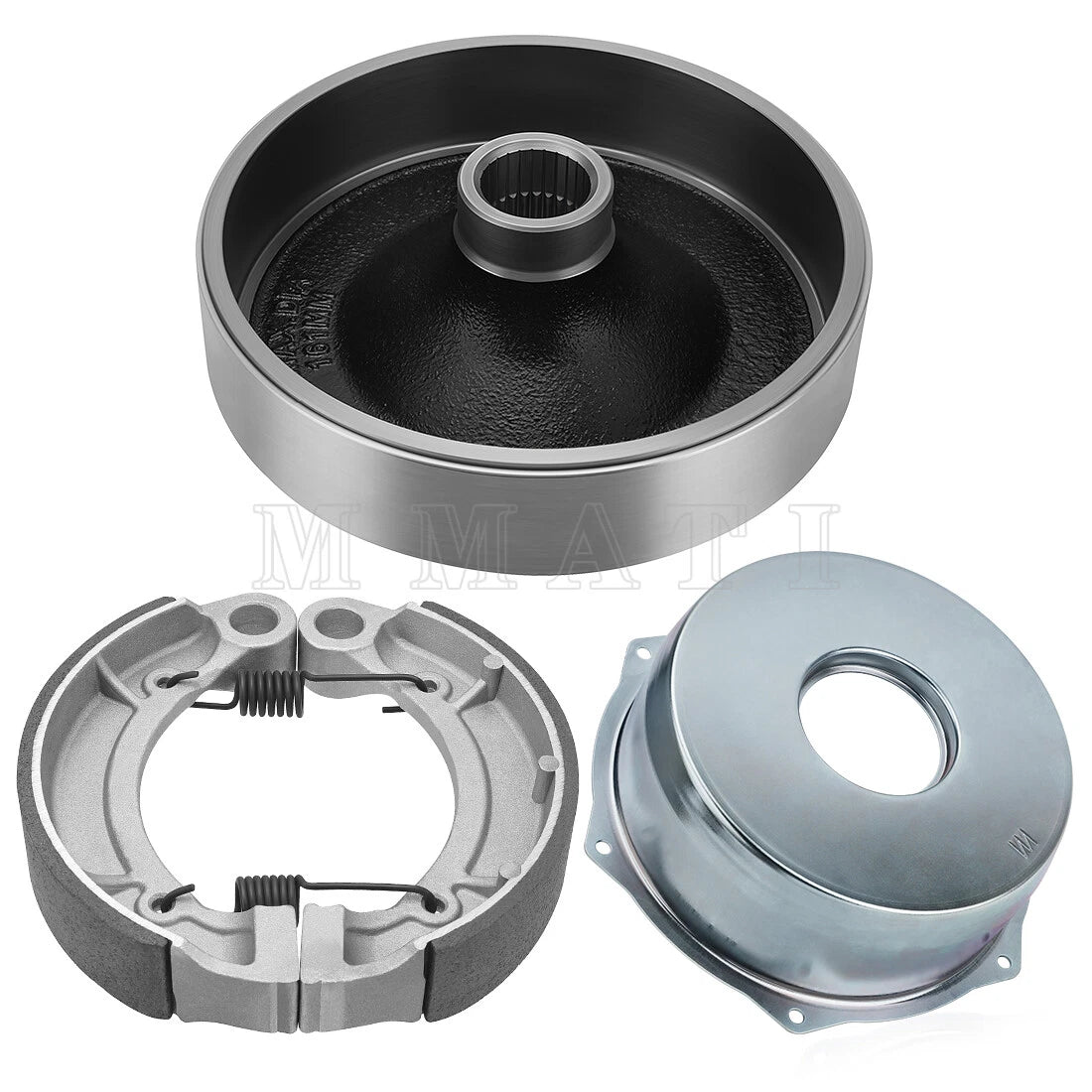 Rear Brake Drum Shoes Cover Kit for Yamaha Kodiak 400, Big Bear 250, 400 (1993–2006)