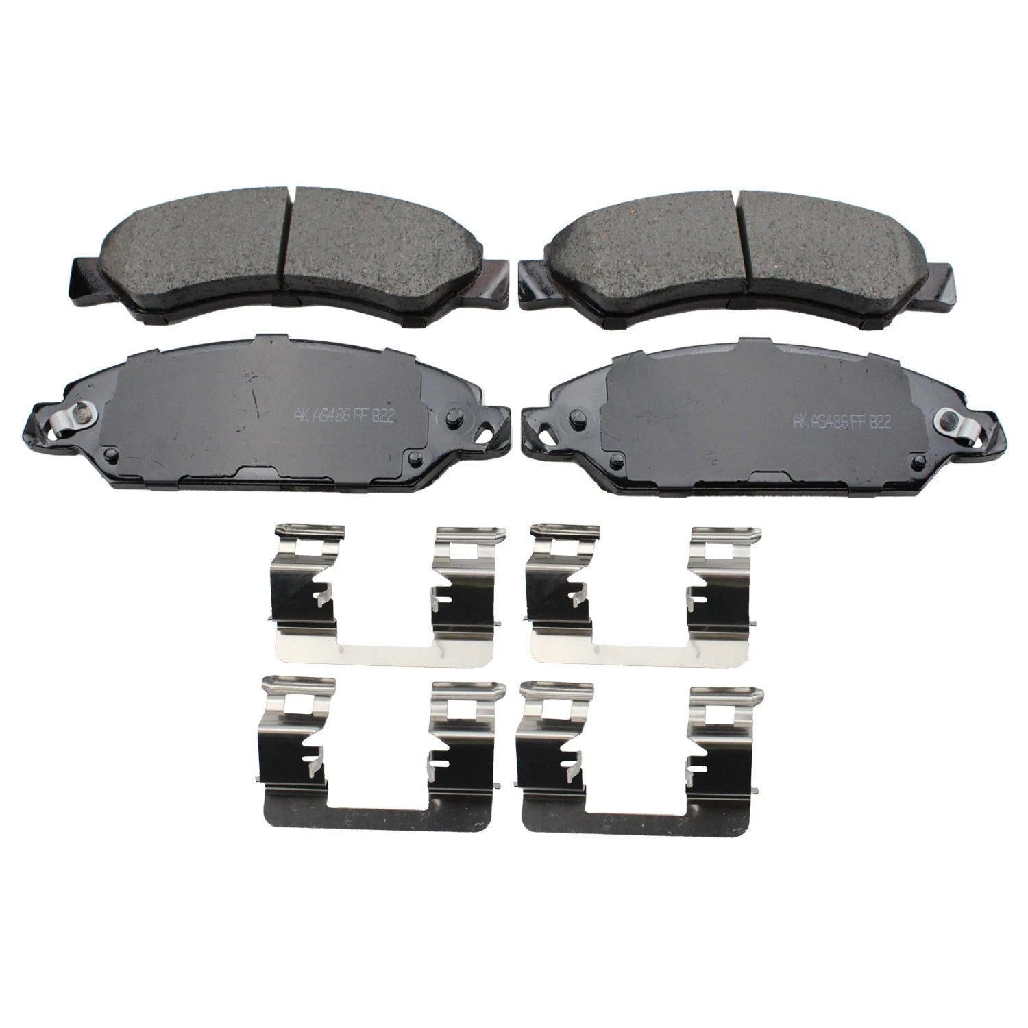 Front Rotors & Akebono ProACT Ceramic Brake Pads Kit for Silverado 1500 (2014–2019)