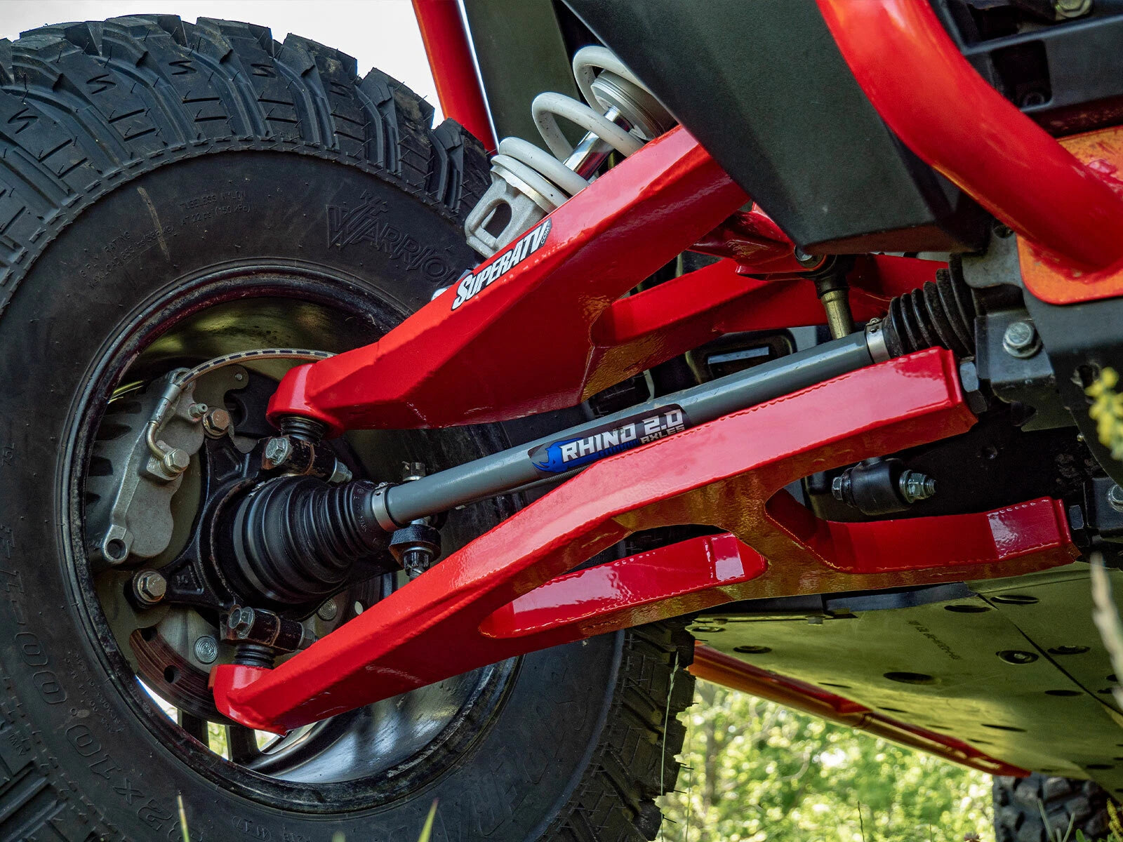 SuperATV High Clearance Boxed A-Arms for Polaris RZR XP Turbo (2016–2021)