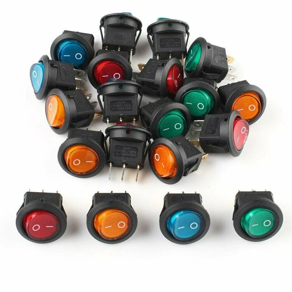 Rocker Switch for Boat Dash (Illuminated)