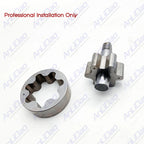 Oil Pump Shaft & Rotor for SeaDoo 1503 1630 (420837543, 420956675)