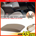 Leather Center Console Lid Armrest Cover for Toyota 4Runner (1996–2002)